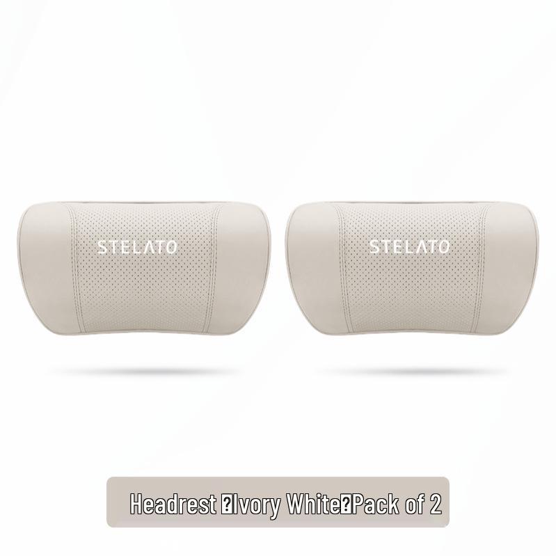 Xiangjie S9 Car All-Season Headrest and Suede Neck & Waist Support Pillow