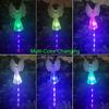 4 Pack Solar Angel Lights Outdoor Decor,Solar Powered Color Changing Angel Easter Stakes Decorative Memorial Lights Garden Yard Lawn Pathway Grave