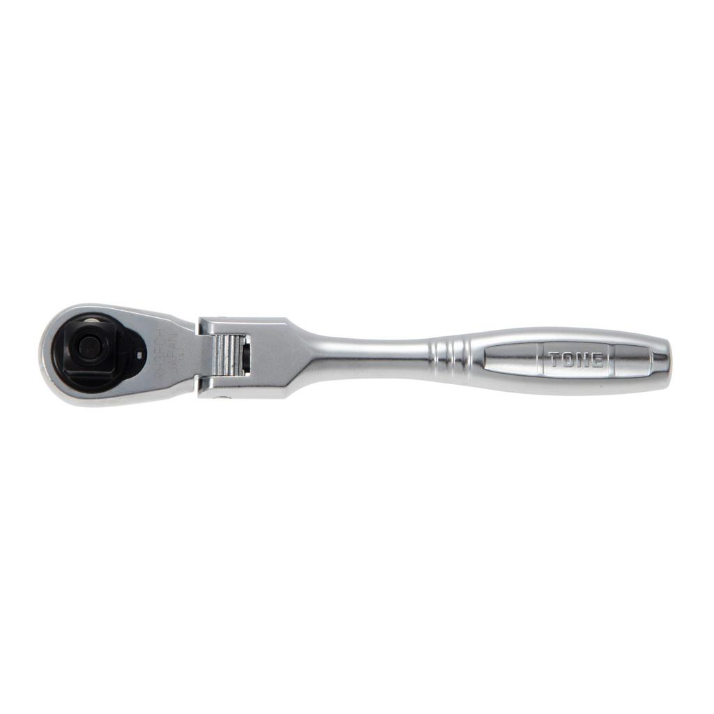TONE Compact Swing Head Ratchet Handle Drive (Hold Type), RH3FCH, 9.5mm (3/8")