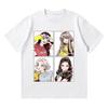 Kpop BP Jump 2025 T-Shirts Rosa Mädchenband Kleidung Entzückende Anime Grafik T-Shirts Sommer Hochwertige Baumwolle Bequeme Y2K Tops