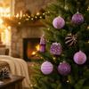 Foam Material Christmas Tree Ornaments Plastic Material Christmas Decorations  New Year Gift