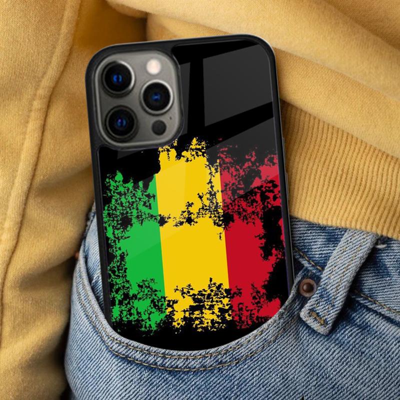 Mali Flag Soft Phone Case for iPhone 17 Air 16e Pro max 15 Pro 13 14 Plus 11 12 MagSafe Magnetic Coque