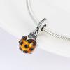 New Copper Charm Fit Original Bracelet Accessories Women Jewelry Forest Series Ladybug Beetle Chameleon Magpie