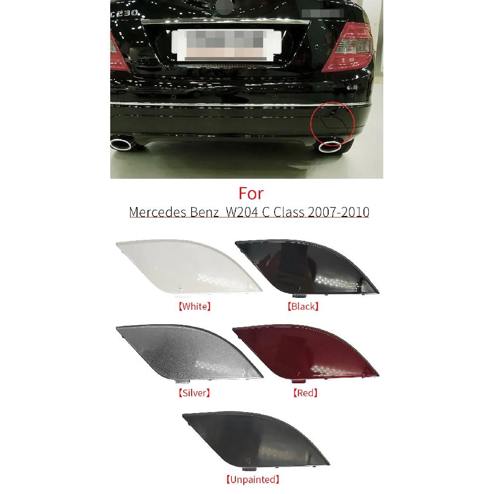 Mercedes W204 Araba Arka Tampon Çekme Kancası Kapağı Kapağı Siyah Benz C Sınıfı 2007-2010 C180 C200 C230 C260 C300 2048850823