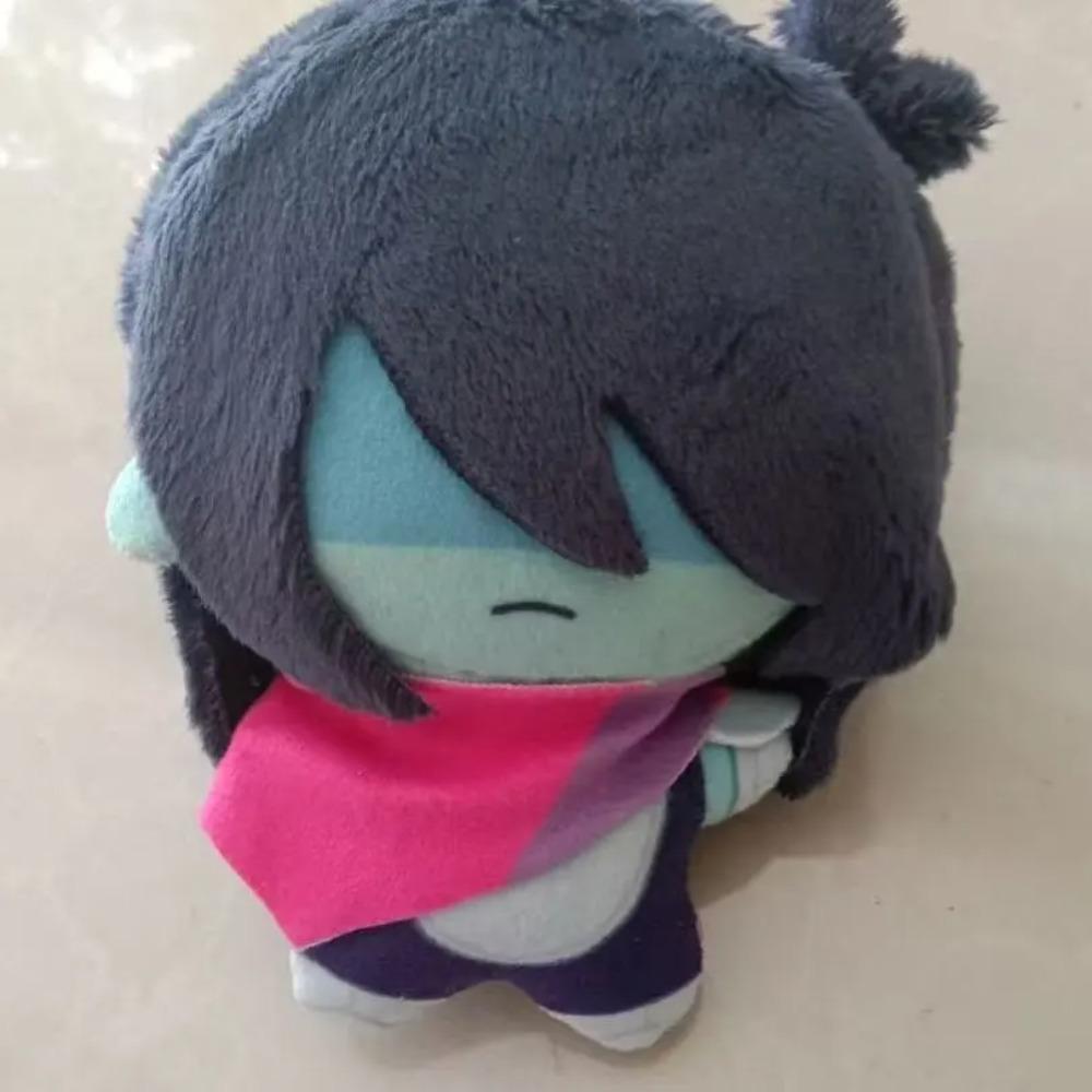 10cm DELTARUNE Kris  Plush Dolls Pendant Mini Kris Printed Stuffed Backpack Toys for Fans Collect Birthday Gifts