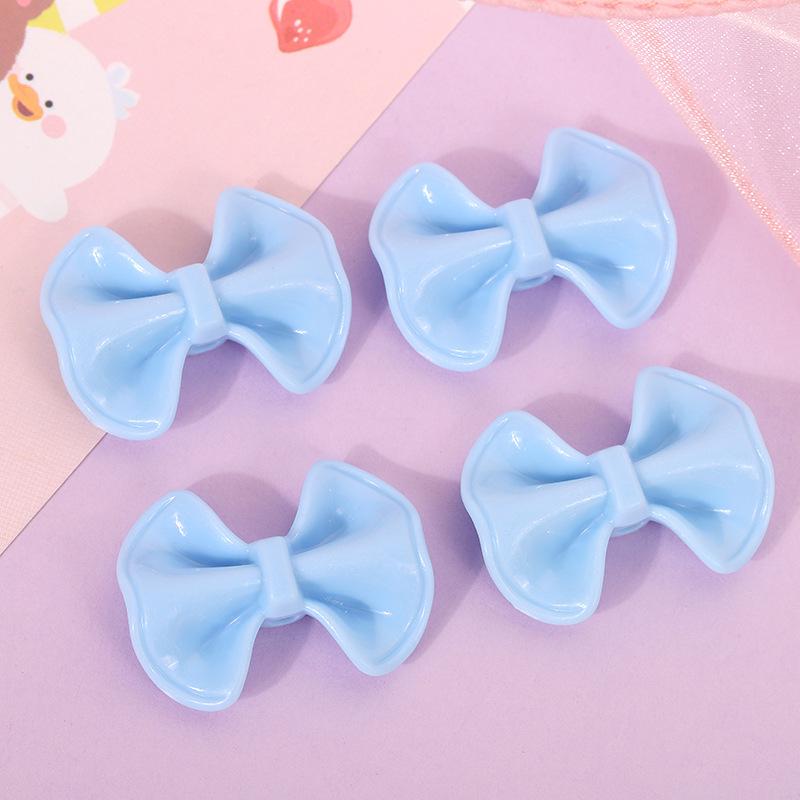 Acrylic Macaron Bow Bead String for DIY Bracelets and Hair Ties