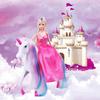 Magic Light Unicorn & Princess Doll, Unicorn Toys for Girls 3+, Gifts for Christmas Birthday for Kids Girls Aged 3 4 5 6 7 8