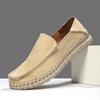 Mocassins d'été pour hommes 2026: Chaussures de conduite souples en cuir de vachette avec semelle souple