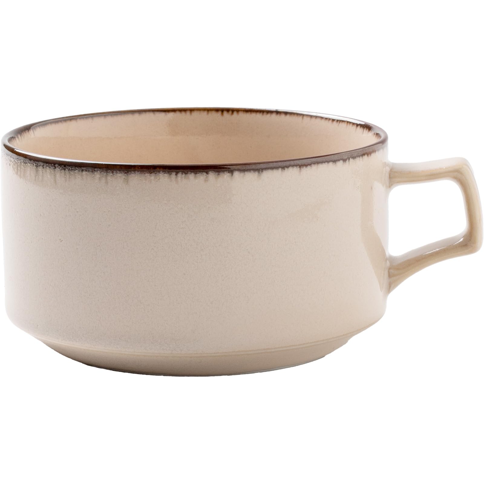 

Минору Поттери Соло Суповая чашка, Экрю Бежевый