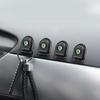 Mini Autohaken Schwarz Selbstklebend Unsichtbare Haken Innenraum Aufbewahrungshalter Für Skoda Octavia Superb Rapid Kodiaq Karoq Fabia Kamiq Roomster Citigo