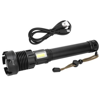 XHP90 COB Powerful Aluminum Alloy Flashlight USB Charging Electric Torch for Camping Hiking