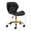 Taboret Kosmetyczny Qs-06G Złoto Czarny