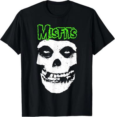 M.i.s.f.i.t.s – Maglietta con Logo Teschio Verde