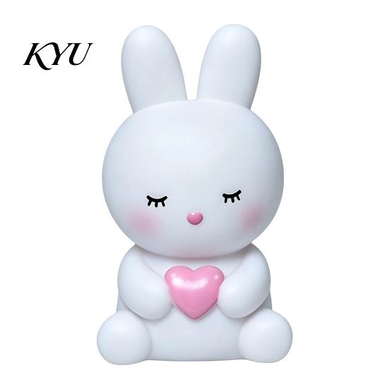 Decorative Desk Lamp for Kids Cute Animal Night Light Kids, Rabbit Bear Deer Cat Dog Birthday Gifts Boys Girls Shape LED Bedside Lamp, Soft