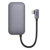Baseus PadJoy 6-in-1 USB-C Hub: Versatile Tablet/Smartphone Adapter - Dark Gray