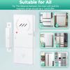 Magnetic Security Sensor Refrigerator Door Alarm Windows Open Alarms 60 Seconds Delay Loud 96 dB for Home, Store, Offic
