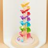 Colorful Wooden Marble Run and Bead Game Toy for Kids