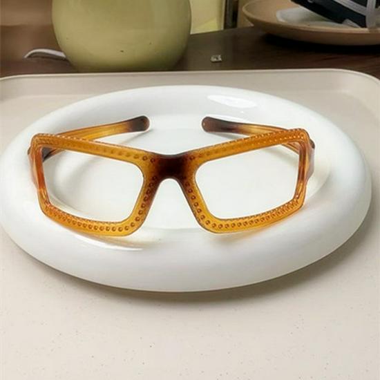 Women's Summer High Crown Glasses Frame Headband with Anti-Slip Teeth - Versatile Outdoor Hair Accessory