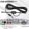 For Universal Car Glass Mount Antenna FM AM Radio Stereo Signal Booster Replacement Parts Auto Aerial Vehicle Accessories