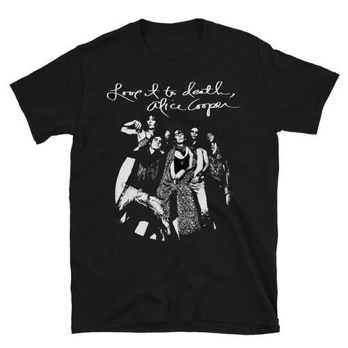 Alice Cooper Love It To Cotton Black Unisex Shirt Unisex T-Shirt XXXL