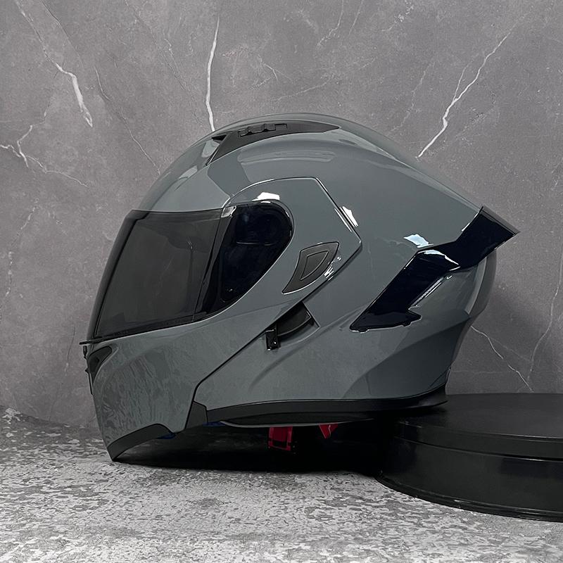 Motorcycle helmets Double Visors Modular Flip Up helmet DOT approved Full face casque moto racing Motocross helmet DOT