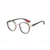 Dual Circle Retro Round Frame Reading Glasses Anti Blue Light Simple Elegant Eyewear for Middle-Aged Elderly