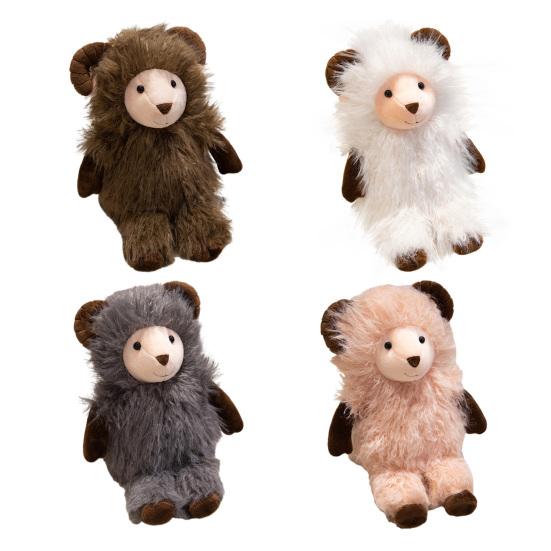 Small Sheep Stuffed Animal Doll Cute Soft Lamb Plush Toy Gift for Kids Boys Girls Birthday Party Home Decor