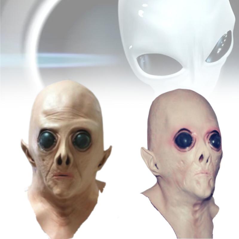 Buitenaards Hoofdmasker Voor Halloween Sci-fi Film Themafeest Met Uniek Handgemaakt Ontwerp