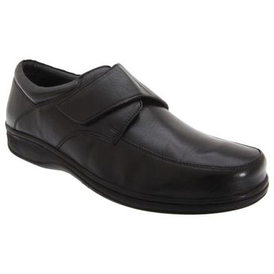 Mens Fuller Fitting Superlight Touch Fastening Leather Shoes