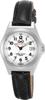 Citizen Analog Solar Date Leather White Black Q&Q Women's Watch, Powered, Waterproof, Display, Strap, Dial, H061-304,