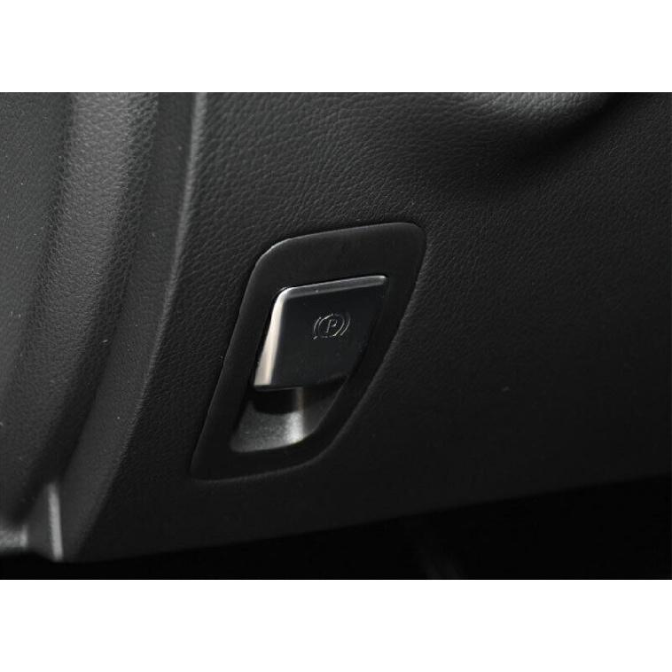 For Benz C-Class 2015-2021 Carbon Fiber Electronic Handbrake Frame Cover Trim 1*