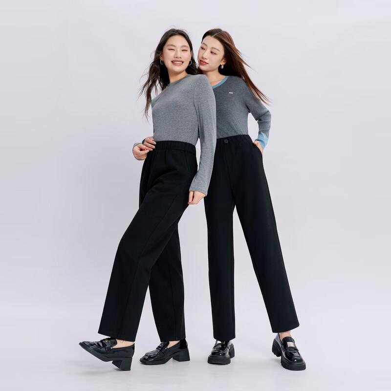 

Sancai Plus Size Women s Starry Wool-Blend Tapered Pants