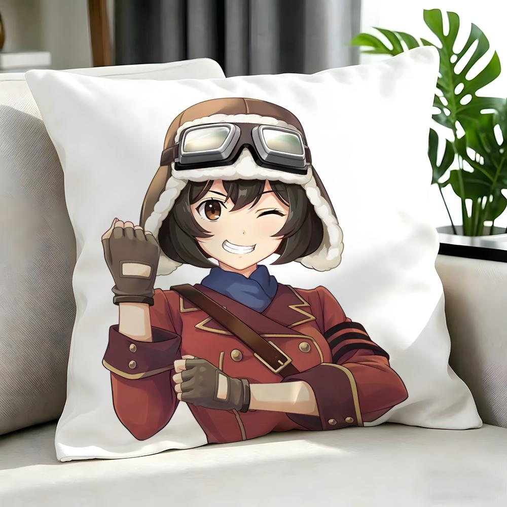 anime The Magnificent Kotobuki Cushion Cover Cushion Cover Set Pcs x x x Pillowcase Decorative Sofa Home Decor