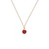 Poom/Lac Drop Jewelry [14K] Natural Stone Cut Ball 4mm 14K Necklace Rskn19M110