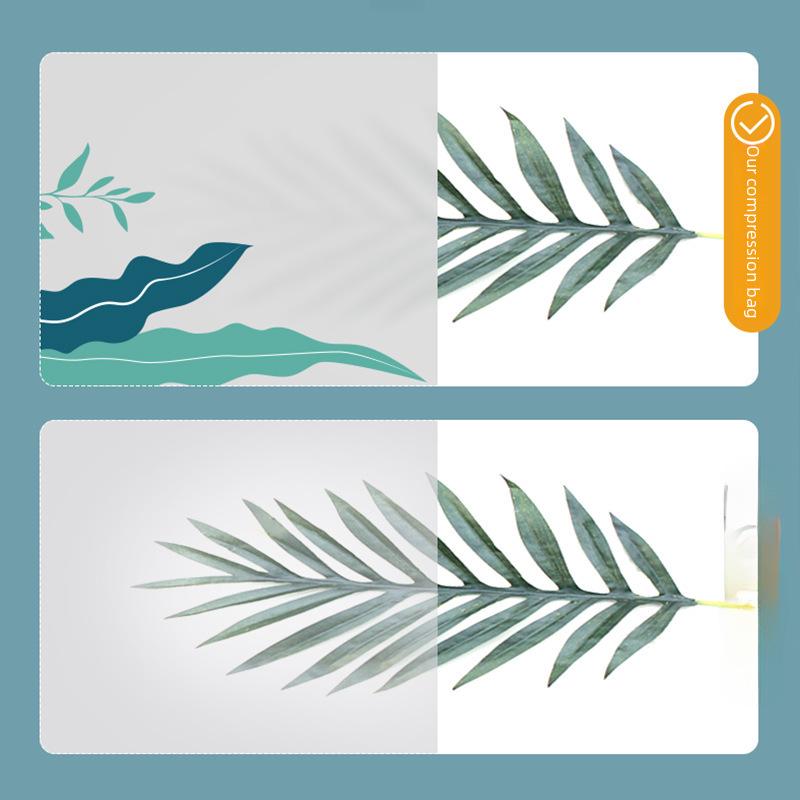 Baiyite Vakuový úložný vak ve stylu listu na přikrývky a oblečení