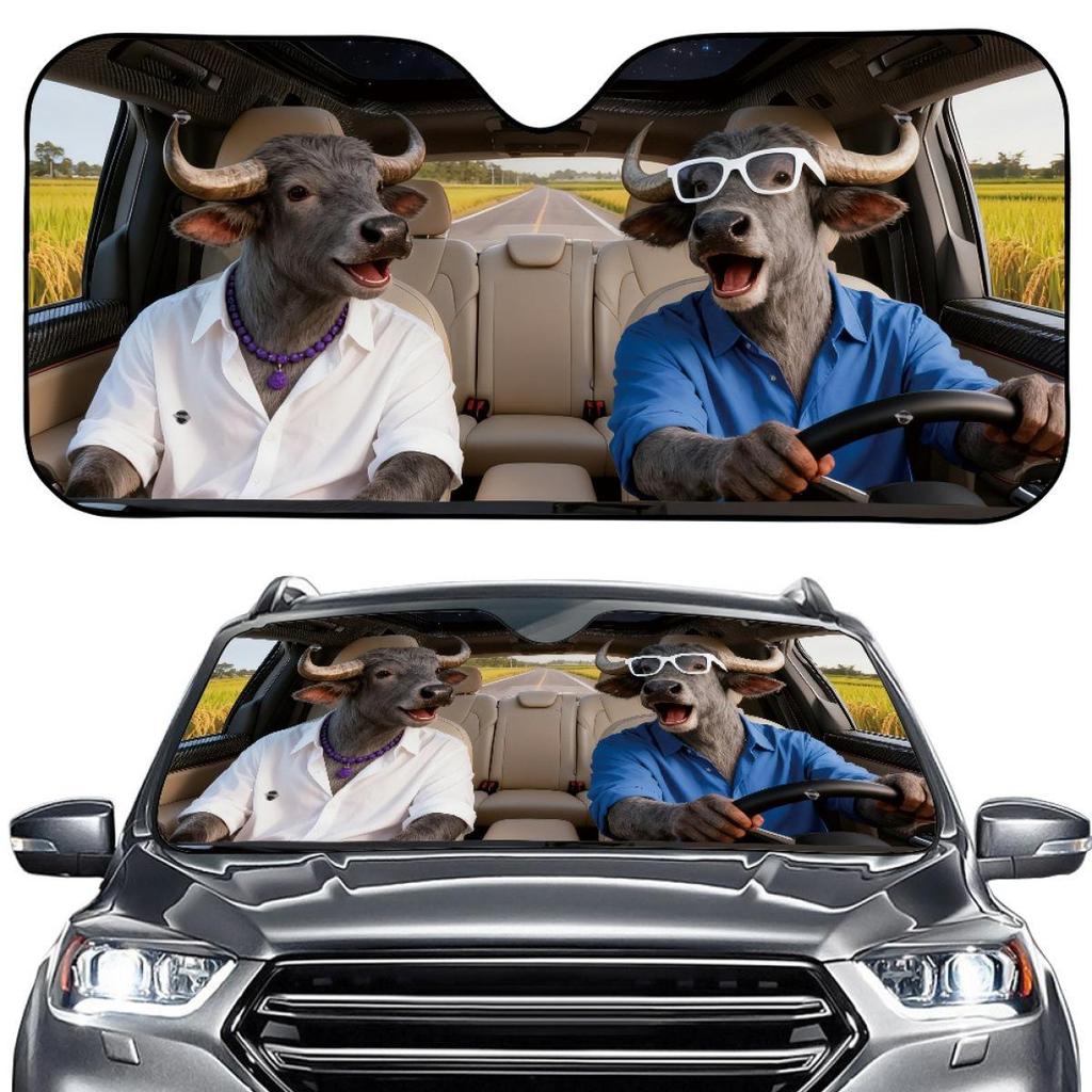 Creative Summer Aluminum Foil Car Windshield Sunshade