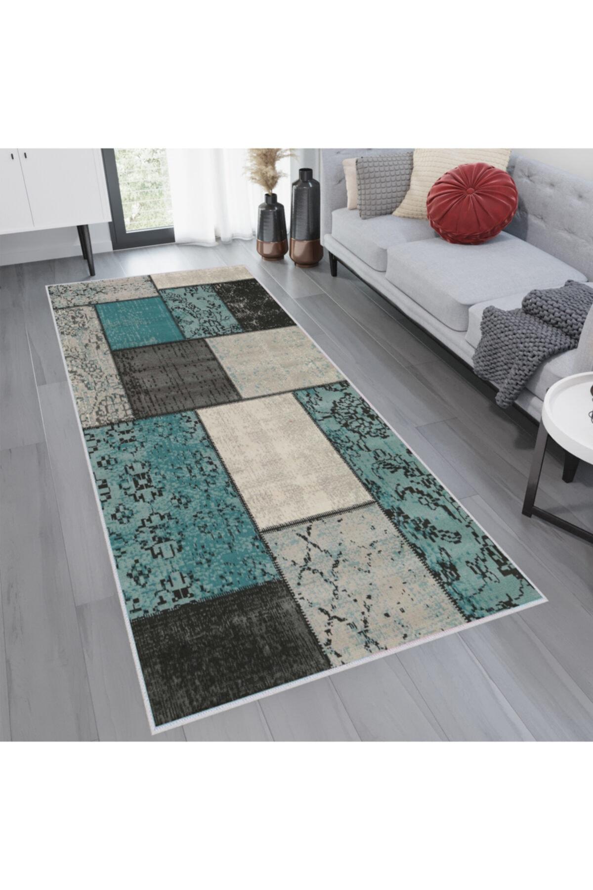 

Моющийся ковер с принтом Rovigo Home RVG1139 50x80 зелёный