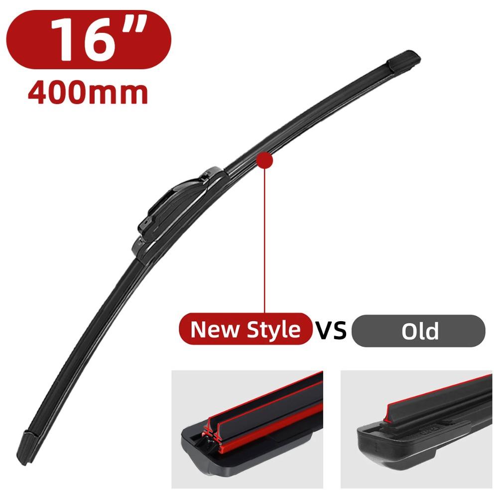 Boneless Design Double Rubber Strip Wiper Front Wiper Boneless Wiper Blade Car Windshield 16inch400mm)