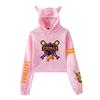 Short Hoodies Women Icrimax Printed Lady Sweatshirt Tracksuit Long Sleeve Female Cropped Top Fashion Korean Clothes Harajuku