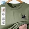 JEANSWEST LIFE Men's Printed Heavyweight Long Sleeve Tee