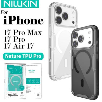 NILLKIN For iPhone 17 Pro Max Air Case Nature TPU Pro Magnetic Transparent Soft Silicon Cover Clear Case