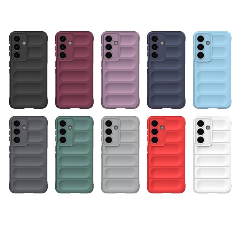 Shockproof Phone Case For Samsung Galaxy S25 Case Anti-Slip Silicone Back Cover Samsung S25 Case For Samsung S25 Ultra S25 Plus