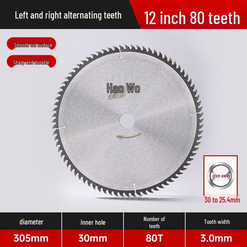 Carbide Saw Blade for Wood & Aluminum: Fits 4", 5", 7", 12" Angle Grinder Cutting Machines.