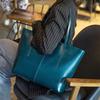 Burminsa Cowhide Genuine Leather Large Tote Bags For Women 2026 Luxury Designer Commuter Shoulder Bags Shopper Ladies Handbags