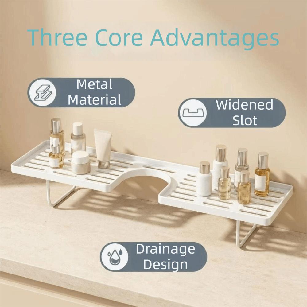 Water Drainage Faucet Storage Shelf Universal Counter Organizer Universal Sink Shelf Box Household