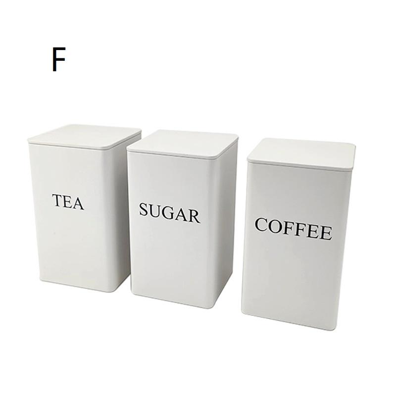 3 Stück 1L Kaffeebohnen Vorratsdosen Tee Zucker Vakuumversiegelte Gläser Eisen Vorratsdosen Hitze Küche Creme Dose Luftdichter Deckel