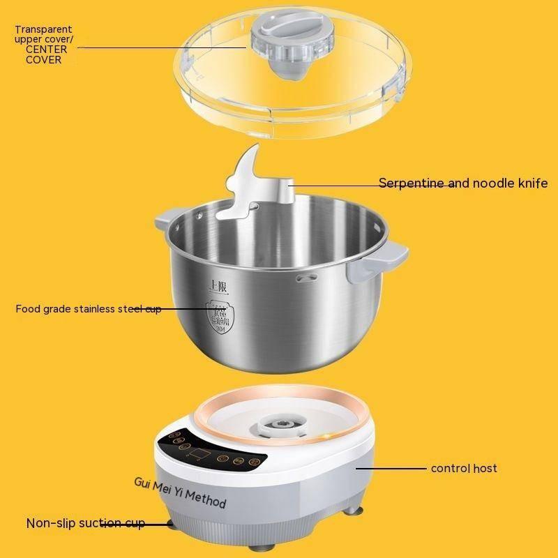 Multi Functional Dough Kneading Machine, Divine Tool (5L) Small Fully Automatic Dough Kneading Machine, Constant Temperature Fermentation Chef Machine