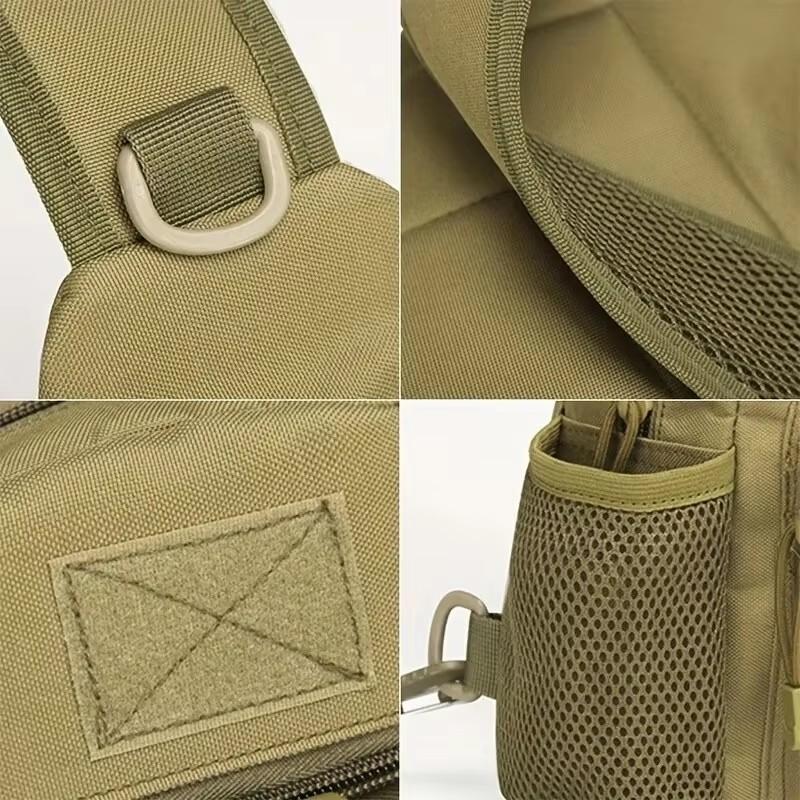 Shoulder Bag Hiking Backpack Men's Nylon Outdoor Hunting Camping Fishing Molle Hiking Chest Sling Bag