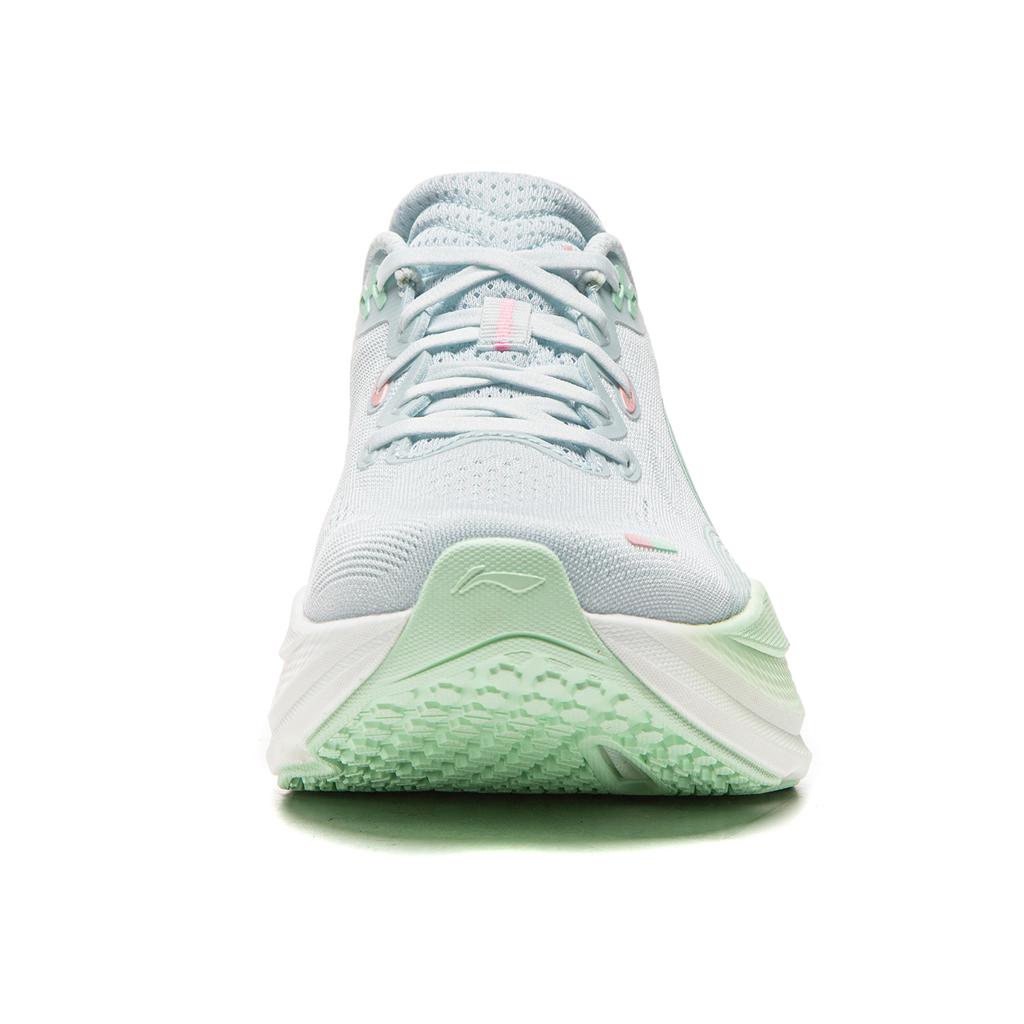 Li Ning Leisurely 2 Cushioning Slip Resistant Abrasion Resistant Breathable Low Top Running Shoes Women's Rural Blue ARSW040-3