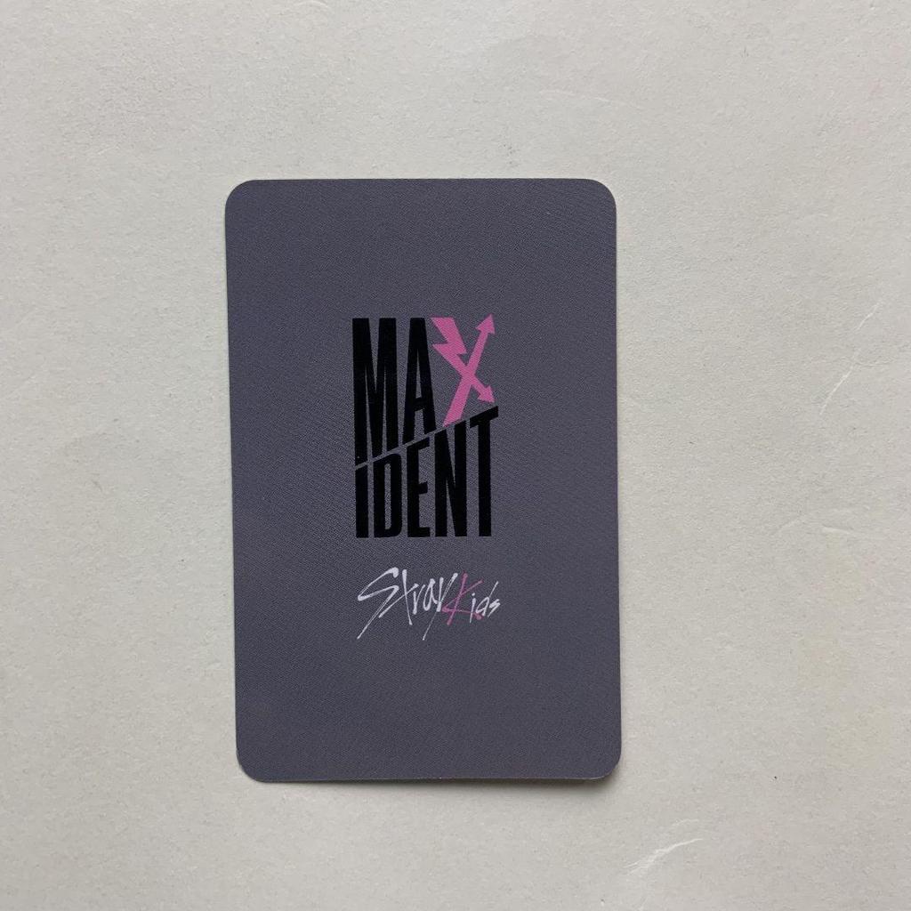 [USED] Stray Kids Sanok Seungmin 4th time participant MAXIDENT trading card